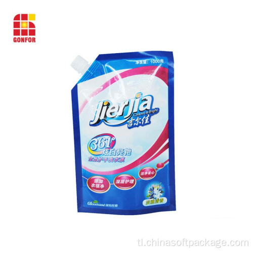 Tumayo ng pouch para sa 1000ml Liquid detergent